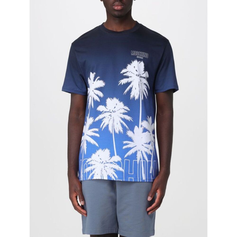 Moschino T-Shirt Men Sky Blue